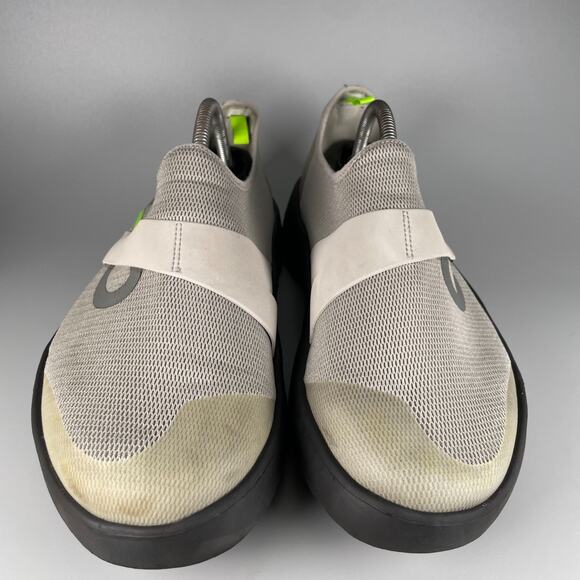 Oofos OOmg eeZee Men’s Size 11 Gray Black Comfort Slip On Recovery Sneakers Shoe main image 9